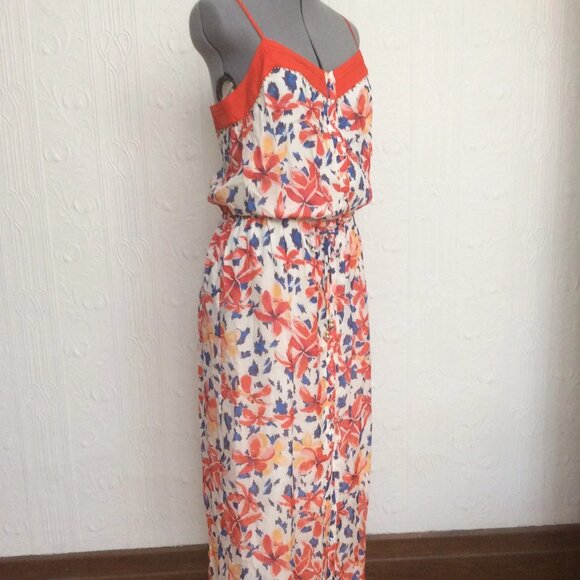 New with tags vintage Juicy Couture silk summer flower dress size 10 slip - Picture 3 of 3